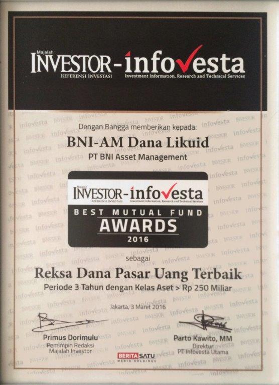 INVESTOR – INFOVESTA : BEST MUTUAL FUND AWARD