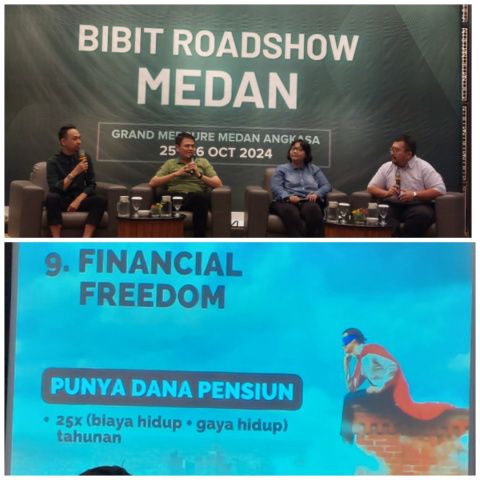 Gelar Literasi Keuangan di Medan, BNI-AM Gandeng Bibit Berbagi Tips Menuju Bebas Financial